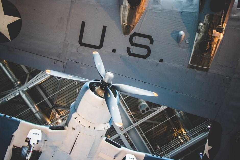 An aircraft representing top 10 universities in USA for aerospace engineering